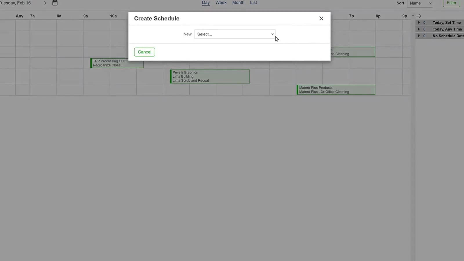 The New dropdown offers Ticket or New Template.