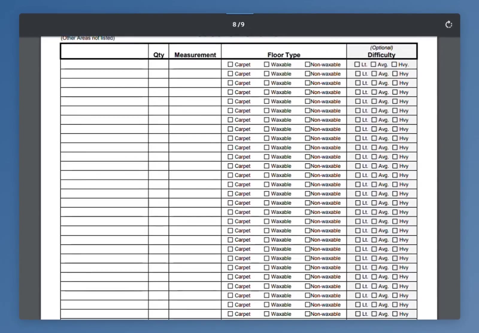 The form runs to several pages in the viewer.