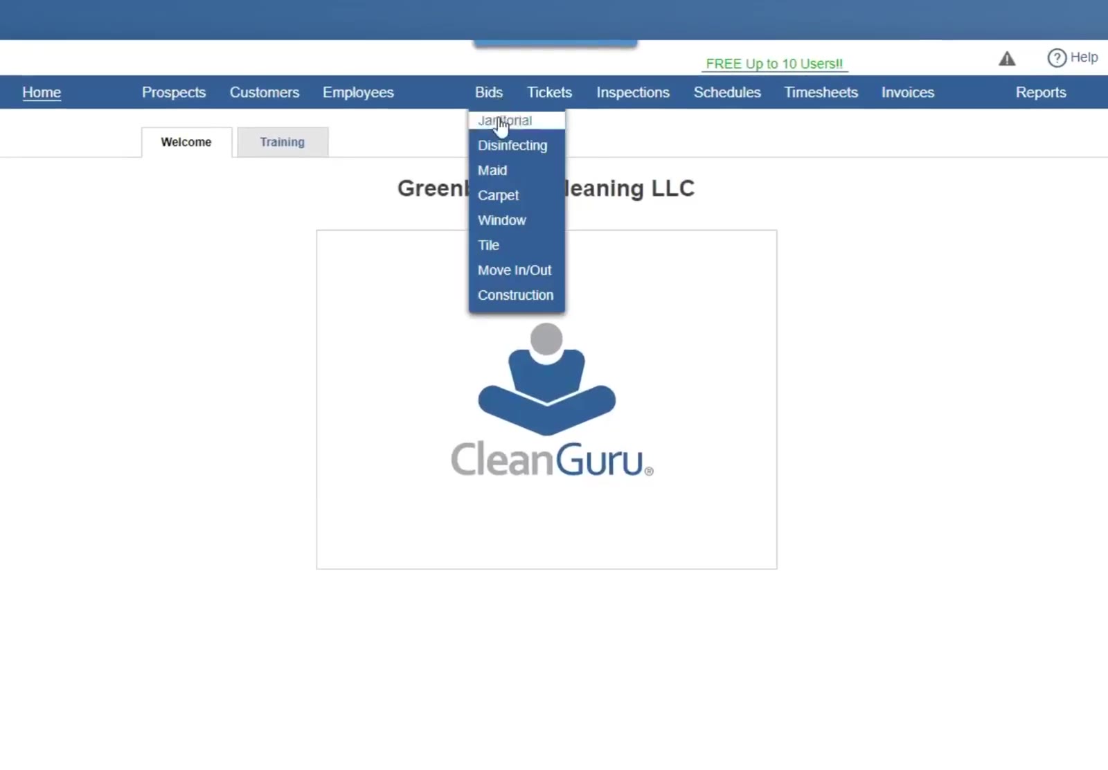 Hover Bids in the top navigation bar and choose Move In/Out.