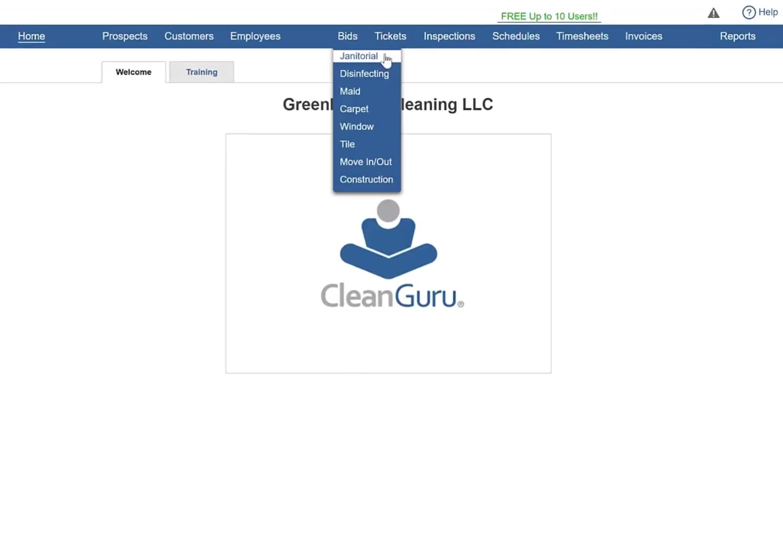 Hover Bids in the top navigation bar and choose the module the bid is stored in.